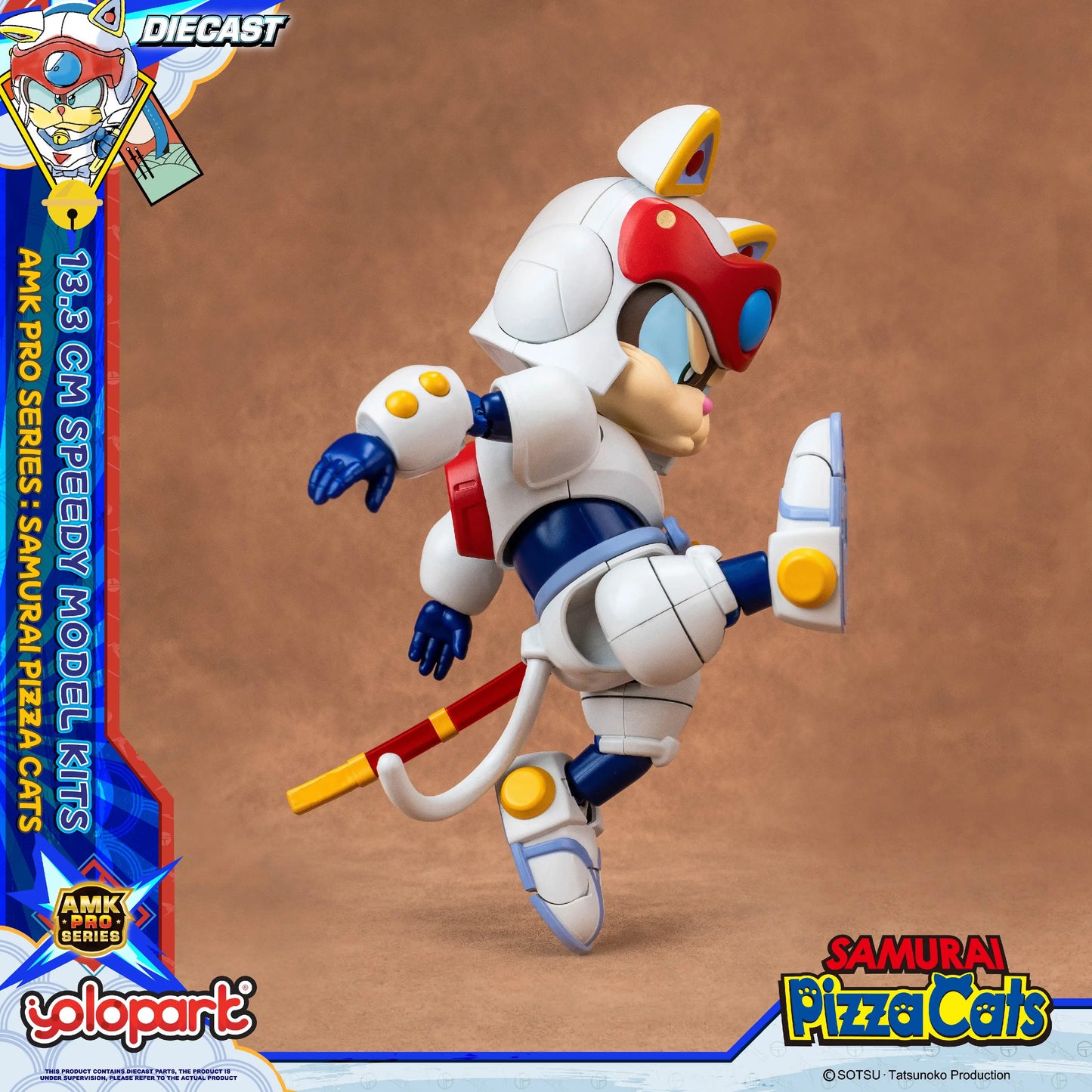 Yolopart AMK PRO Series Gatos Samurai Pizza Cats Speedy Ceviche