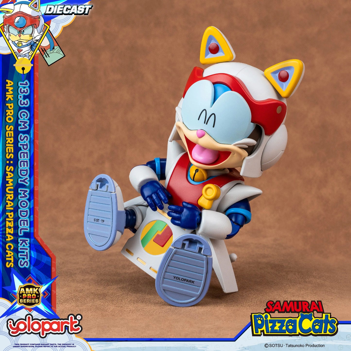 Yolopart AMK PRO Series Gatos Samurai Pizza Cats Speedy Ceviche
