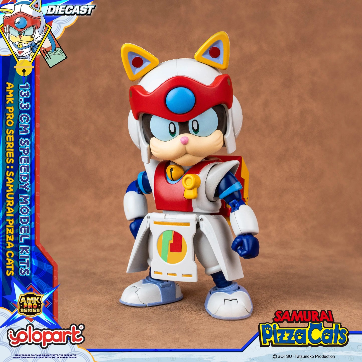 Yolopart AMK PRO Series Gatos Samurai Pizza Cats Speedy Ceviche