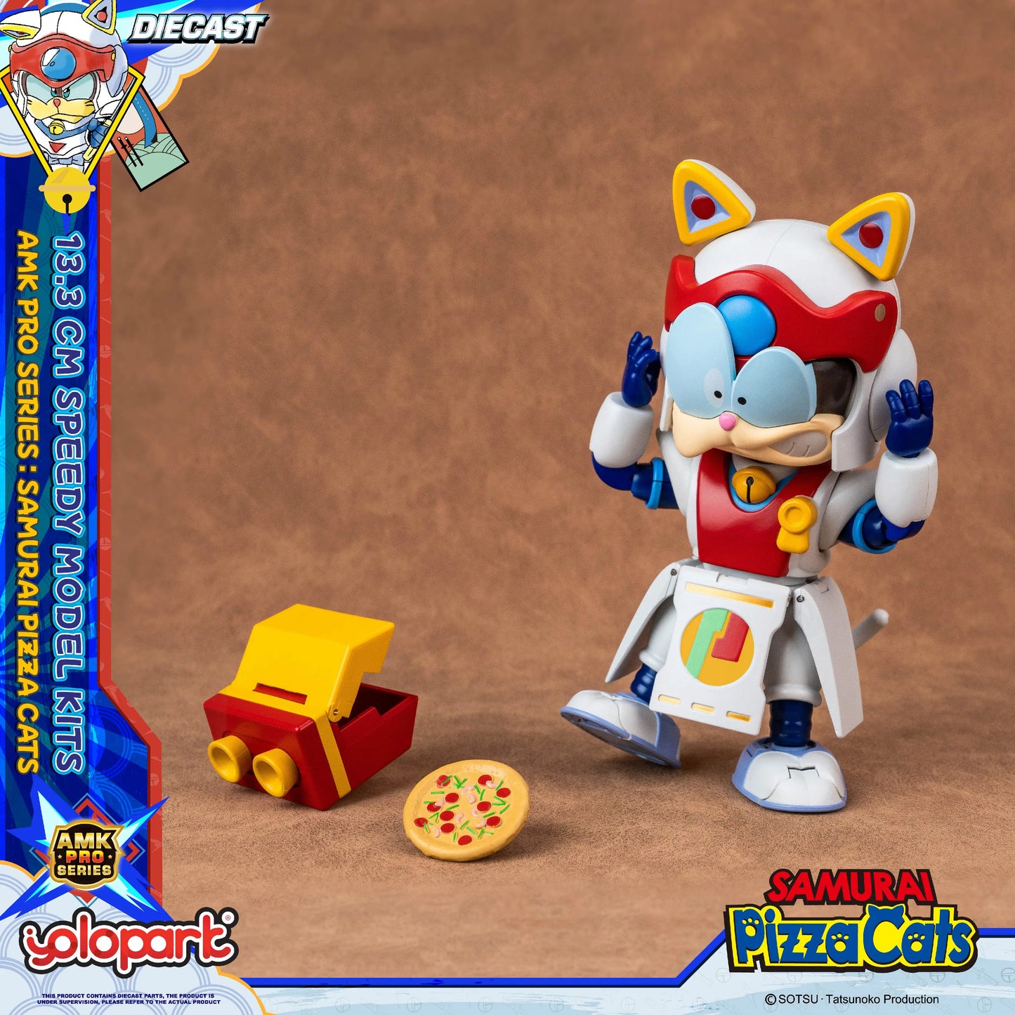 Yolopart AMK PRO Series Gatos Samurai Pizza Cats Speedy Ceviche