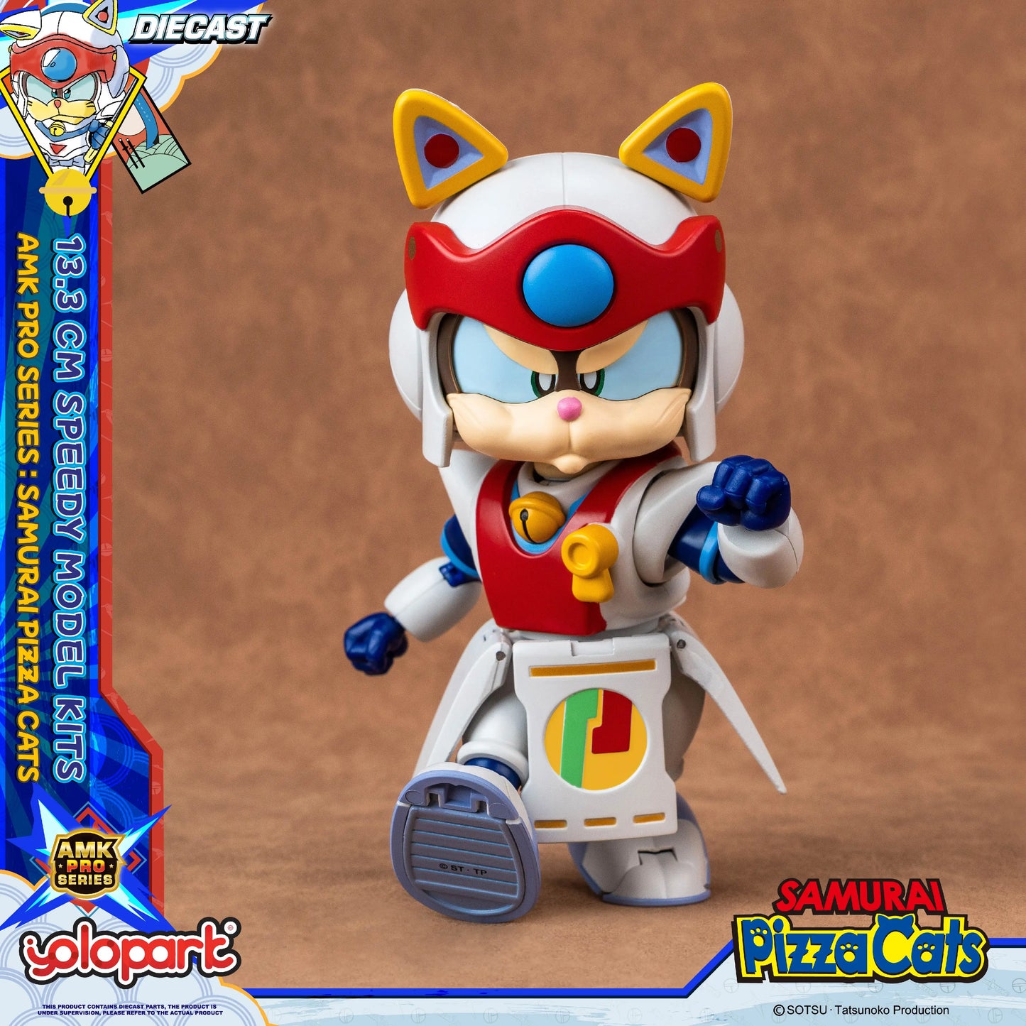 Yolopart AMK PRO Series Gatos Samurai Pizza Cats Speedy Ceviche