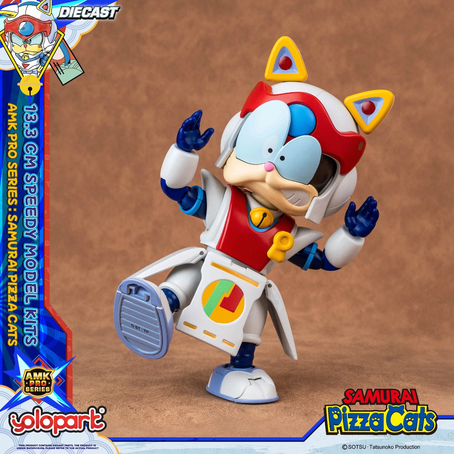 Yolopart AMK PRO Series Gatos Samurai Pizza Cats Speedy Ceviche