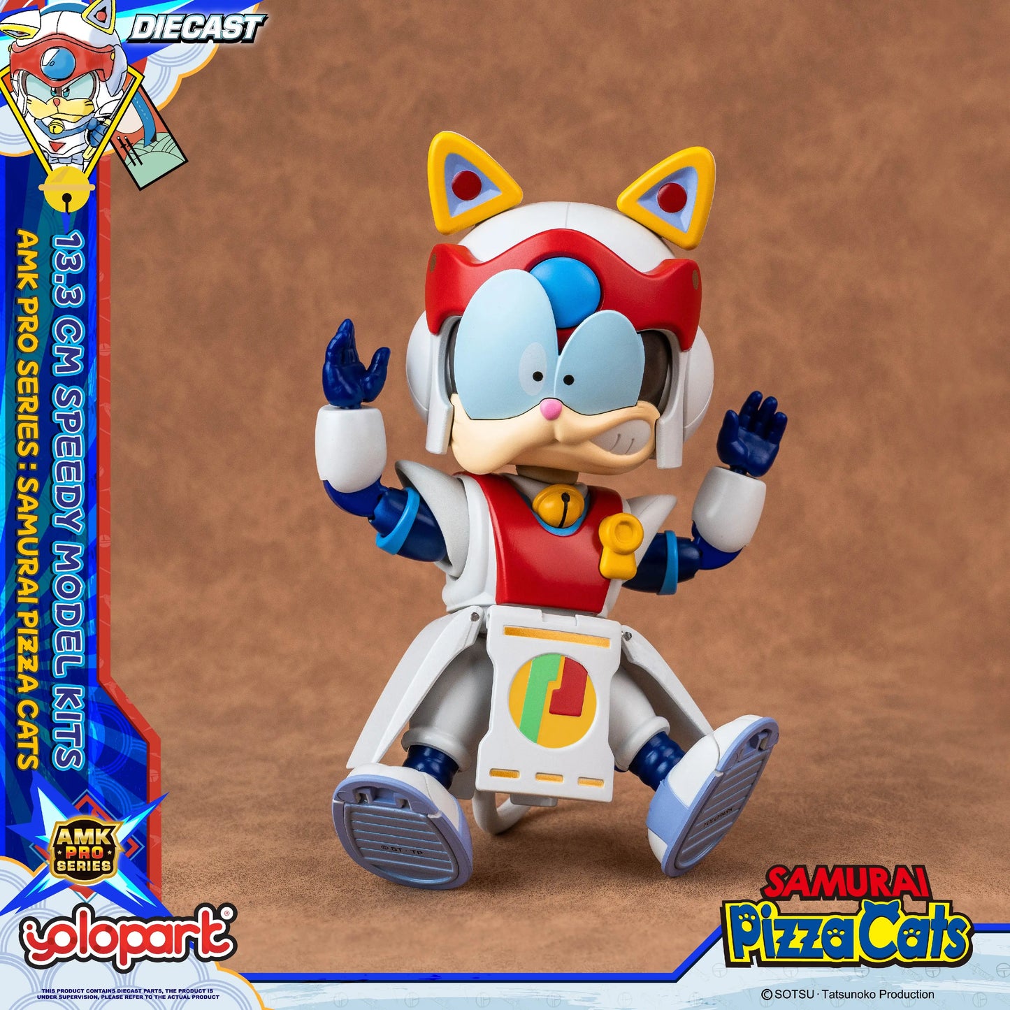 Yolopart AMK PRO Series Gatos Samurai Pizza Cats Speedy Ceviche