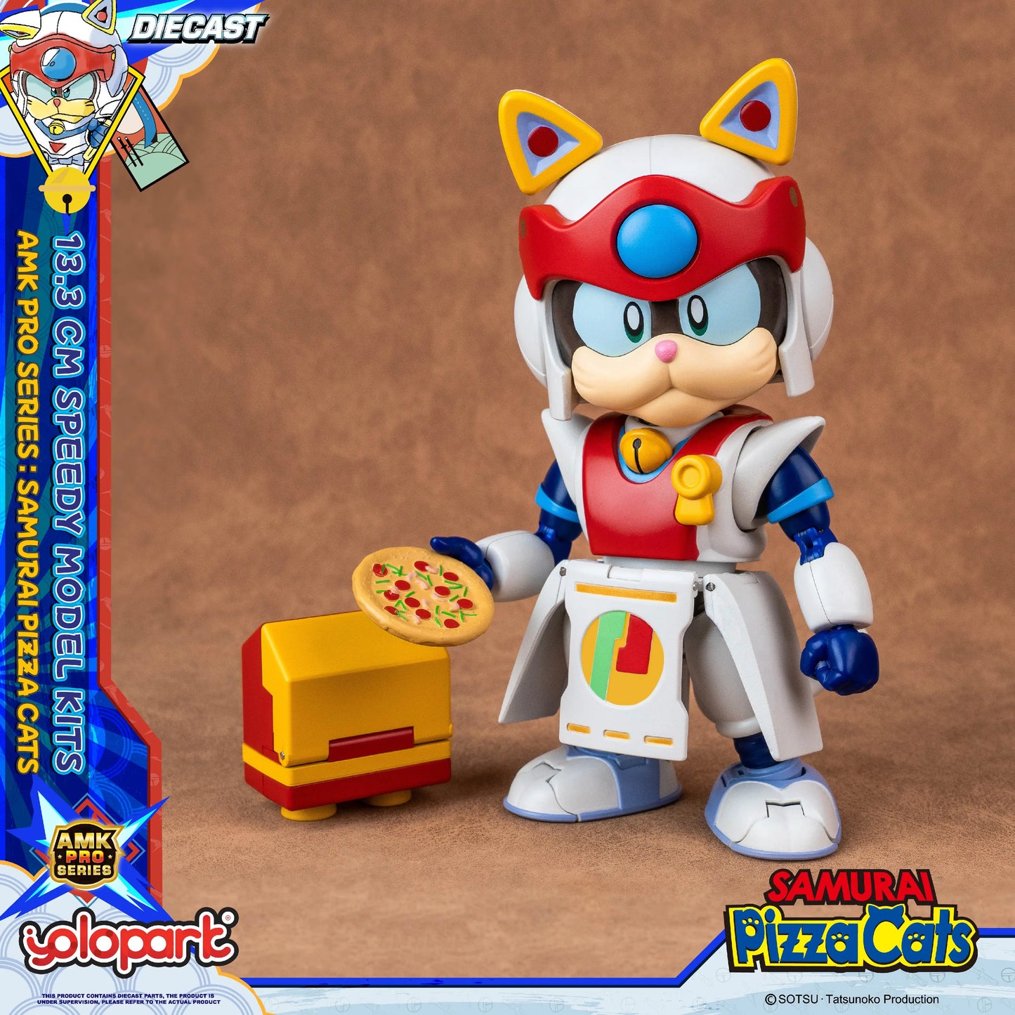 Yolopart AMK PRO Series Gatos Samurai Pizza Cats Speedy Ceviche