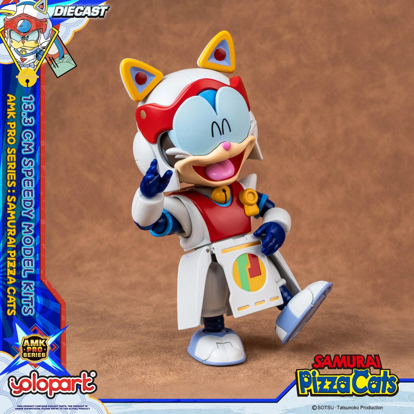 Yolopart AMK PRO Series Gatos Samurai Pizza Cats Speedy Ceviche