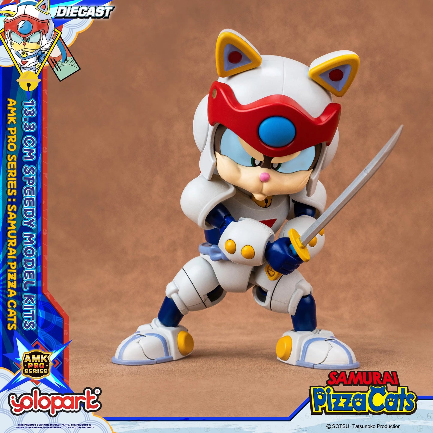 Yolopart AMK PRO Series Gatos Samurai Pizza Cats Speedy Ceviche