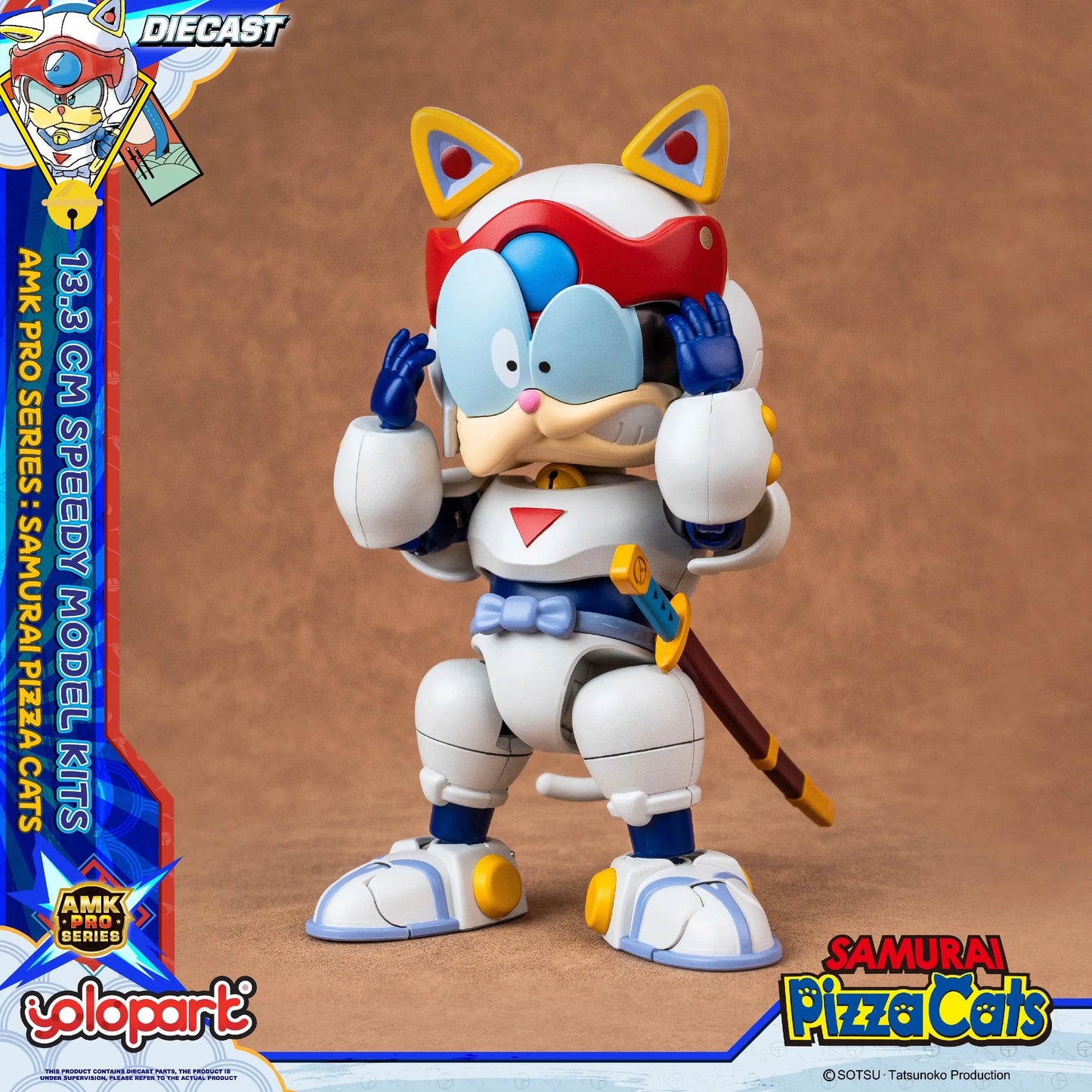 Yolopart AMK PRO Series Gatos Samurai Pizza Cats Speedy Ceviche