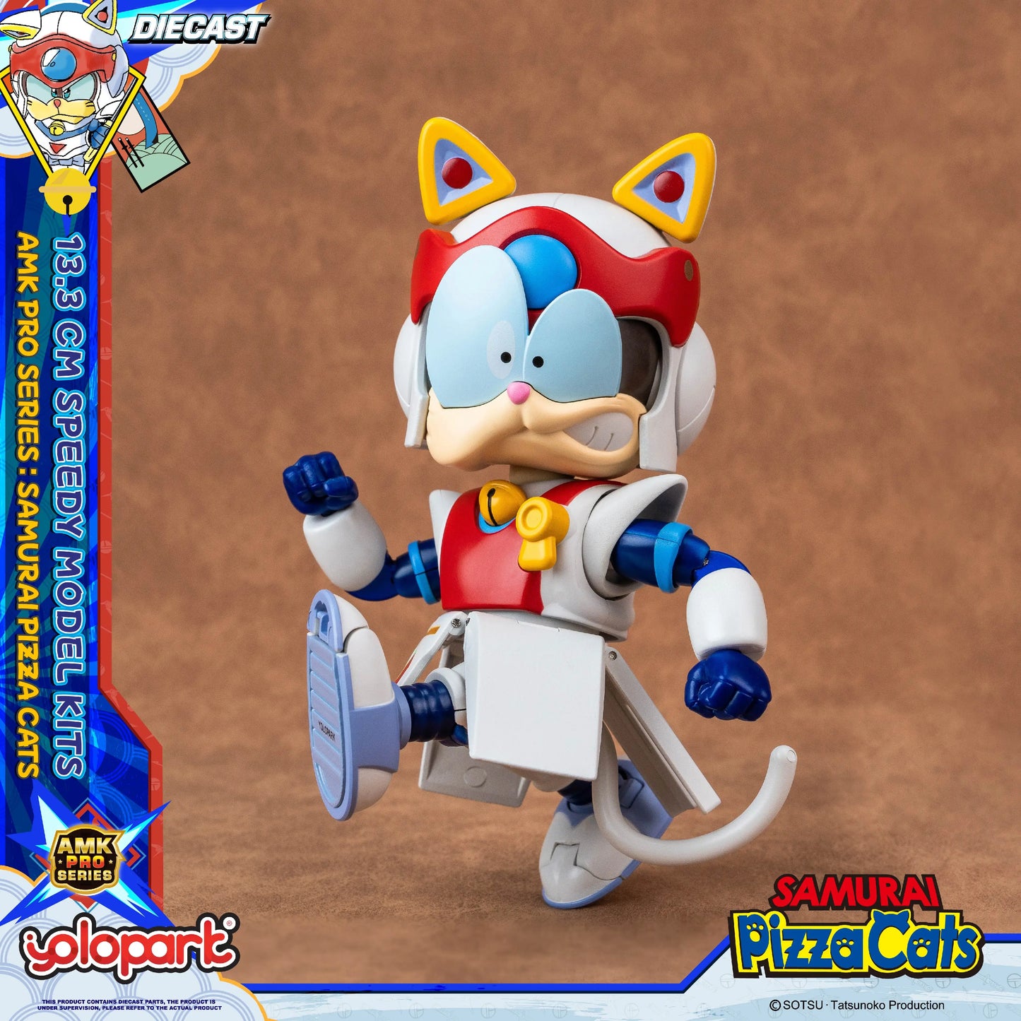 Yolopart AMK PRO Series Gatos Samurai Pizza Cats Speedy Ceviche