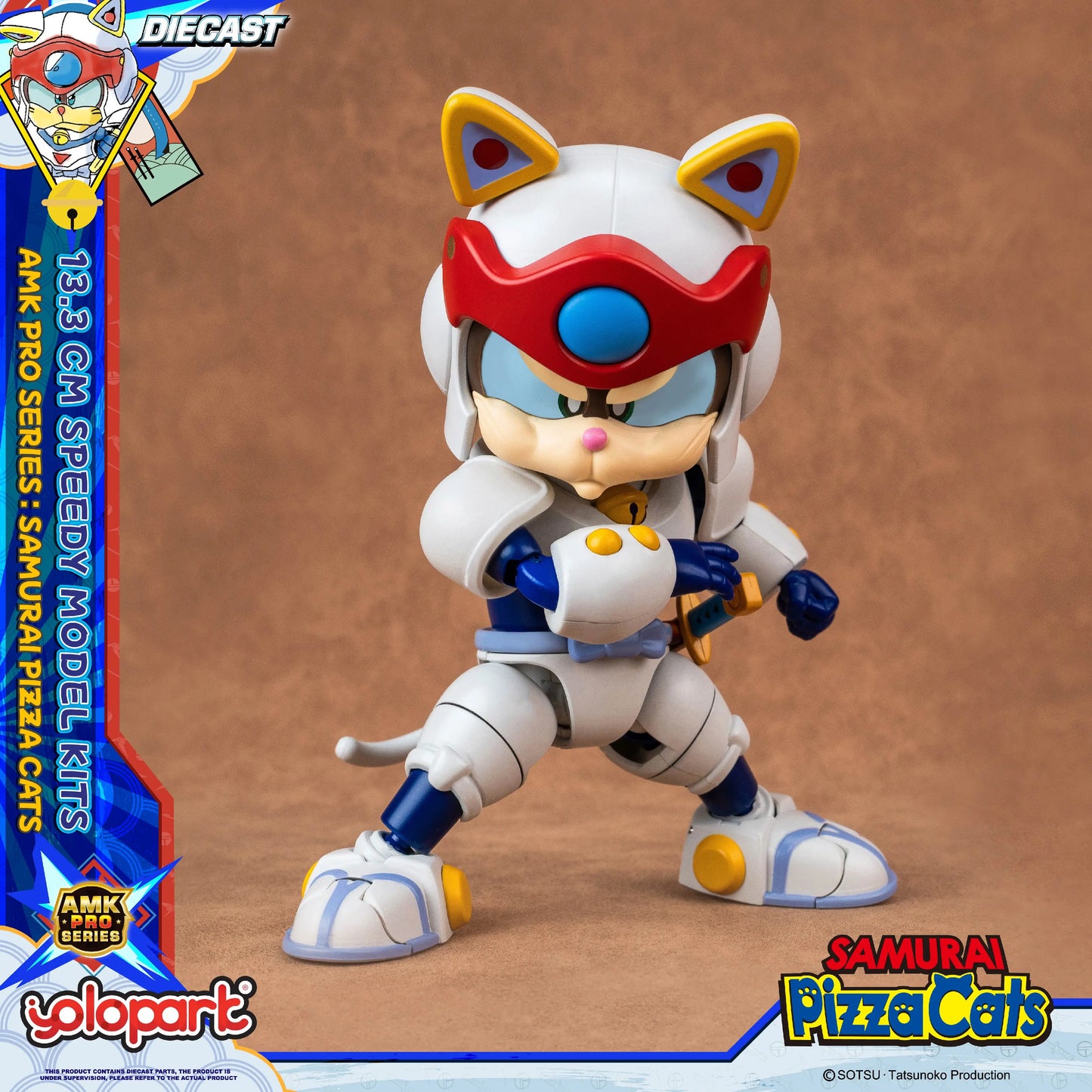 Yolopart AMK PRO Series Gatos Samurai Pizza Cats Speedy Ceviche