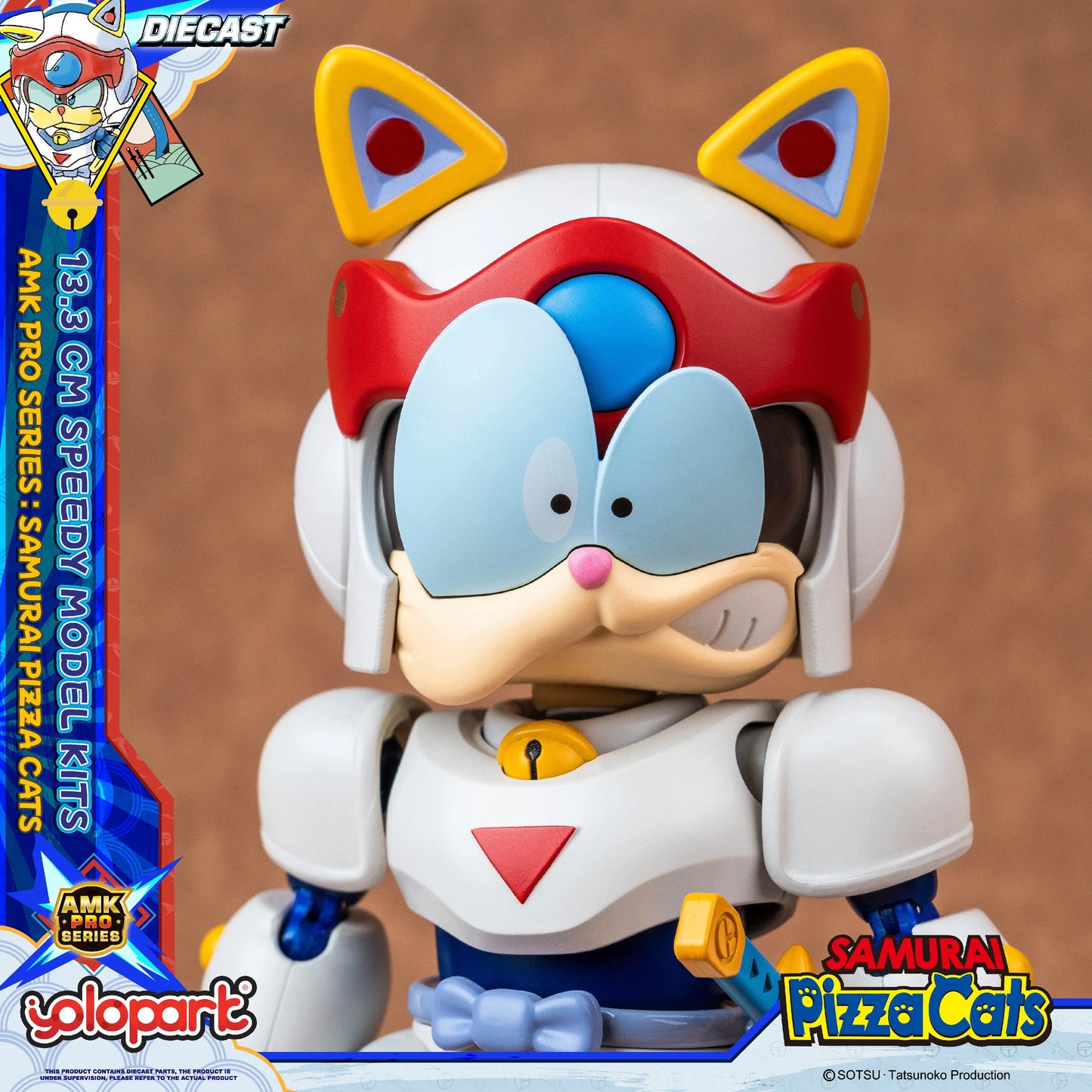 Yolopart AMK PRO Series Gatos Samurai Pizza Cats Speedy Ceviche