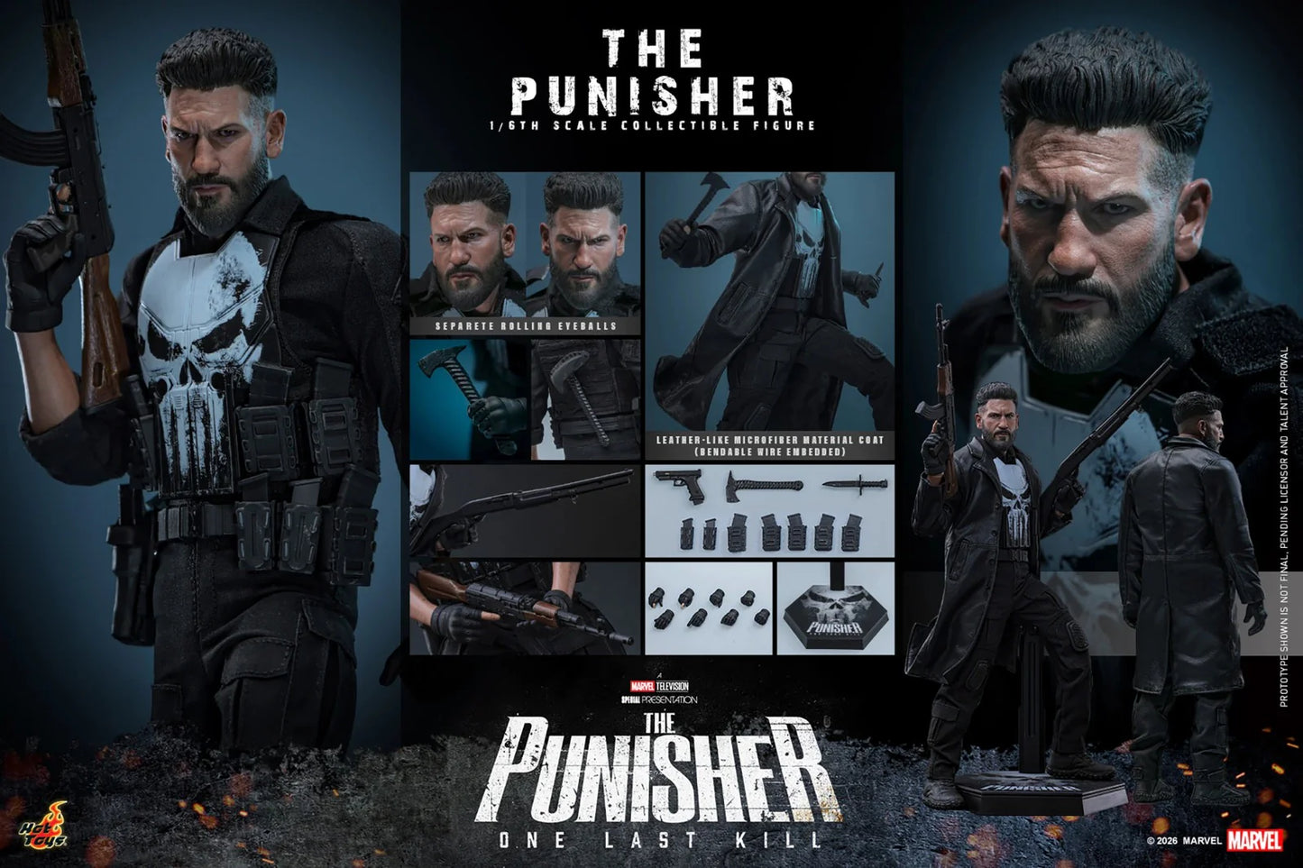 Hot toys Television Masterpiece Series: Marvel The Punisher One Last Kill - Punisher Escala 1/6 Preventa