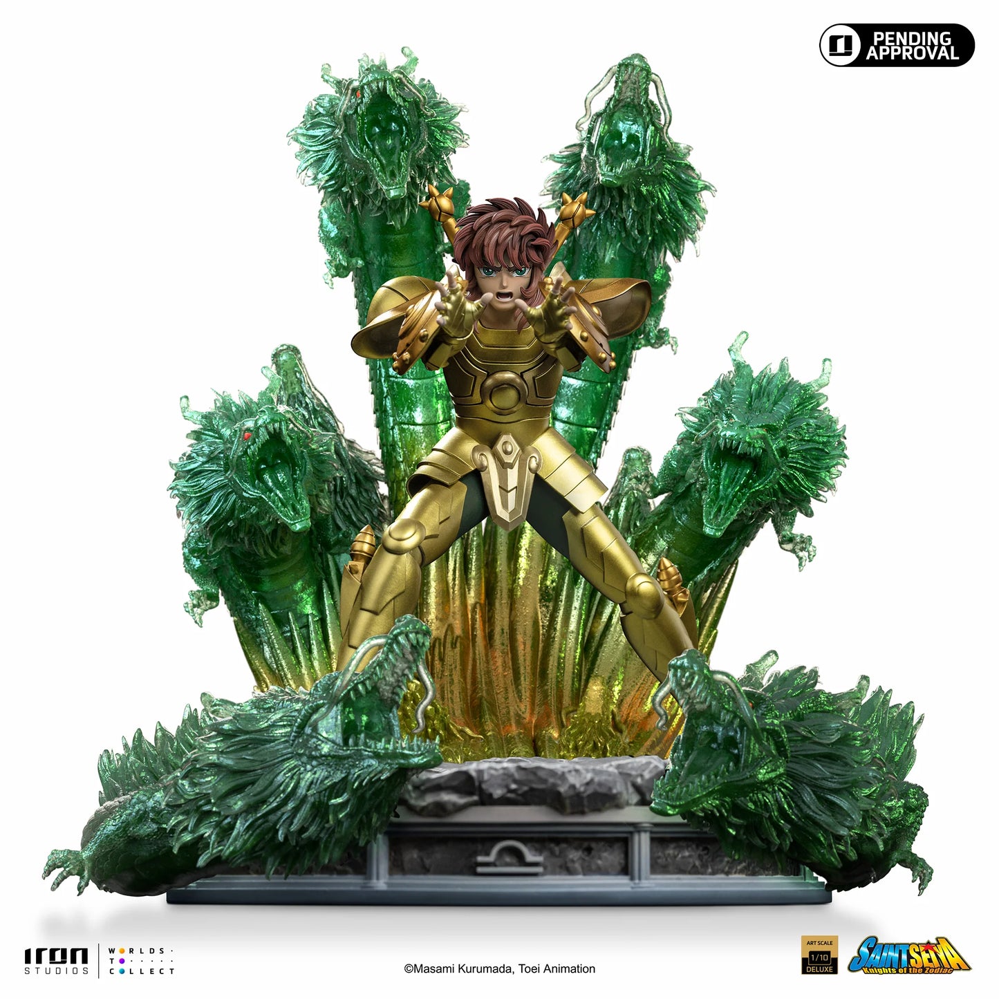 IRON Studios: Los Caballeros Del Zodiaco - Dohko de Libra Deluxe Escala de Arte 1/10 Preventa