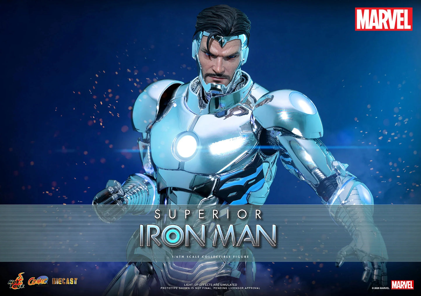 Hot Toys Movie Masterpiece Series Diecast: Marvel Comics - Superior Iron Man Escala 1/6 Preventa