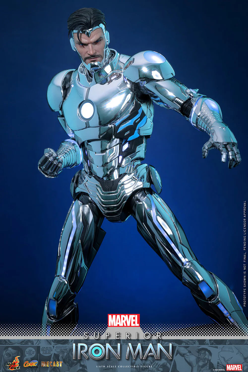 Hot Toys Movie Masterpiece Series Diecast: Marvel Comics - Superior Iron Man Escala 1/6 Preventa