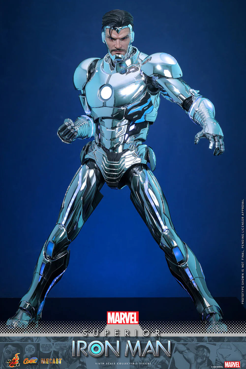 Hot Toys Movie Masterpiece Series Diecast: Marvel Comics - Superior Iron Man Escala 1/6 Preventa
