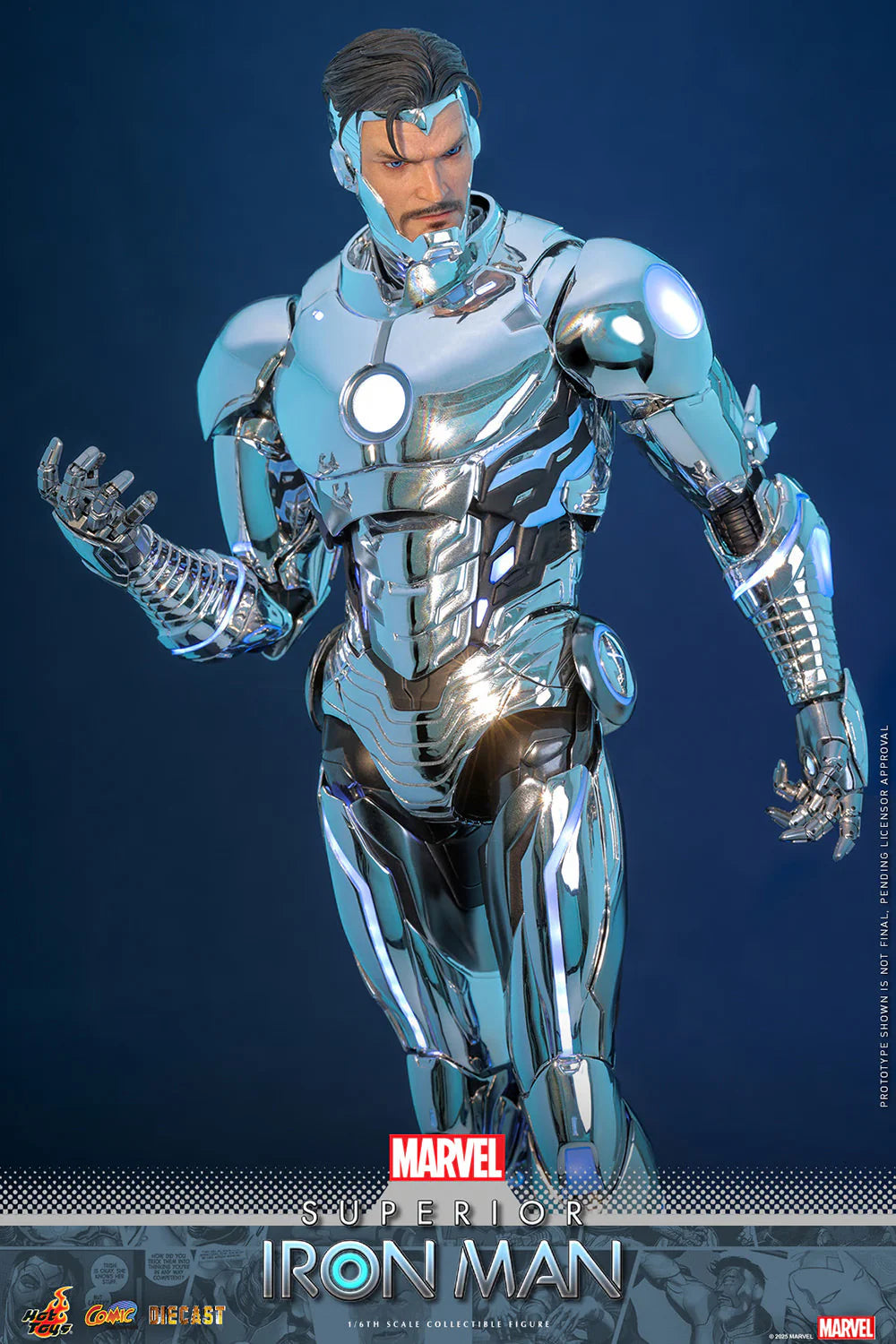 Hot Toys Movie Masterpiece Series Diecast: Marvel Comics - Superior Iron Man Escala 1/6 Preventa