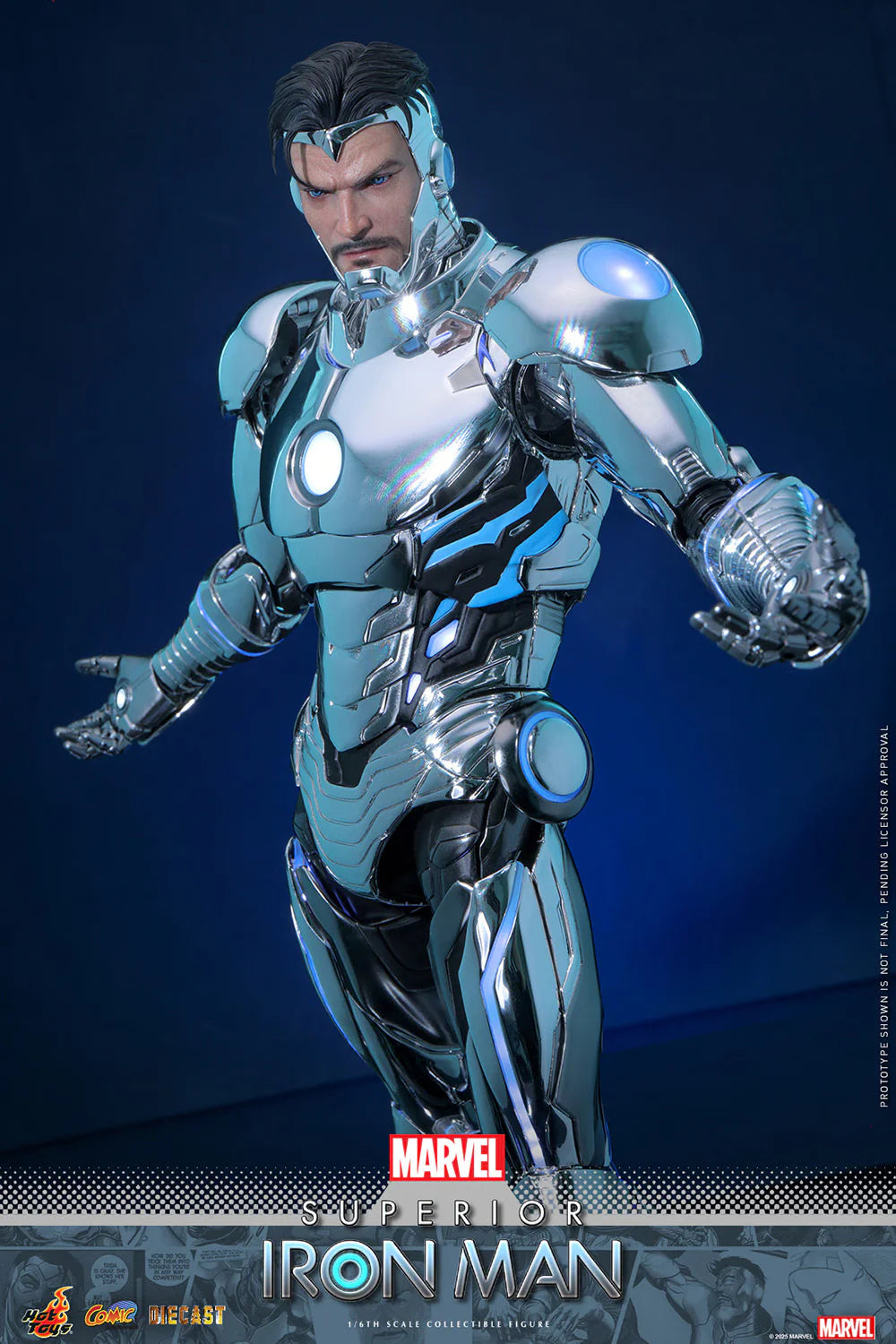 Hot Toys Movie Masterpiece Series Diecast: Marvel Comics - Superior Iron Man Escala 1/6 Preventa