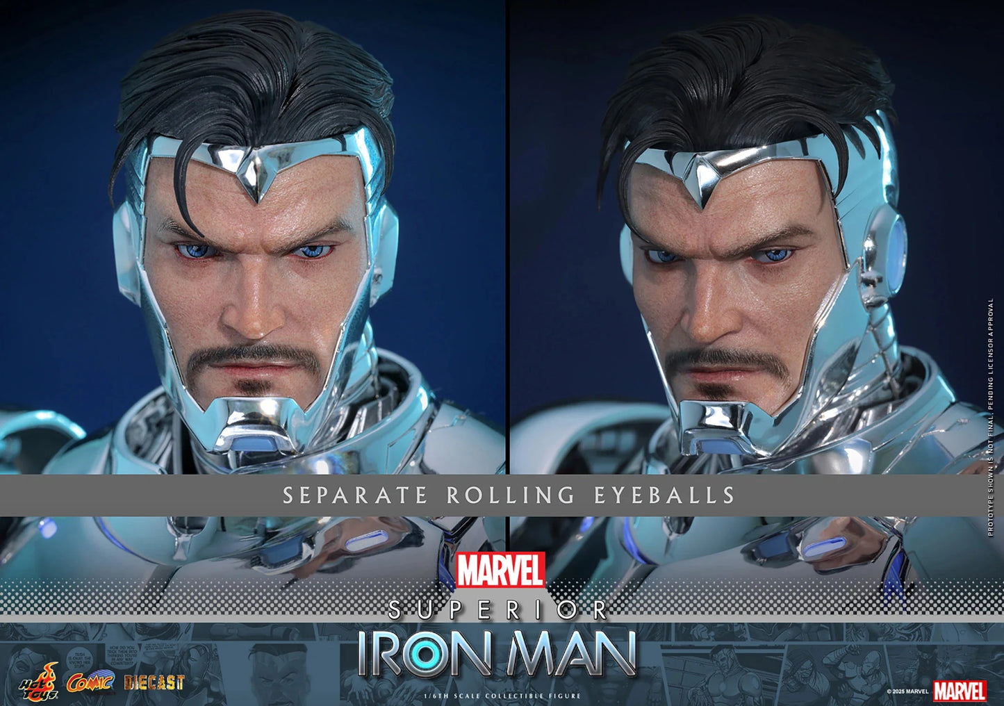 Hot Toys Movie Masterpiece Series Diecast: Marvel Comics - Superior Iron Man Escala 1/6 Preventa