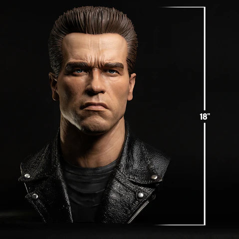 PureArts Life Size Bust: Terminator 2 - T-800 Modelo 101 Art Mask Escala 1/1 Preventa