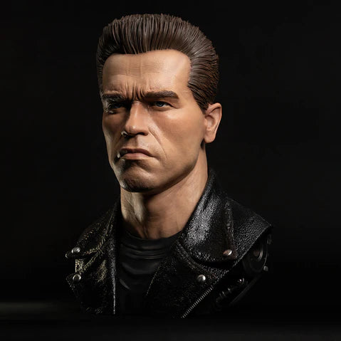 PureArts Life Size Bust: Terminator 2 - T-800 Modelo 101 Art Mask Escala 1/1 Preventa