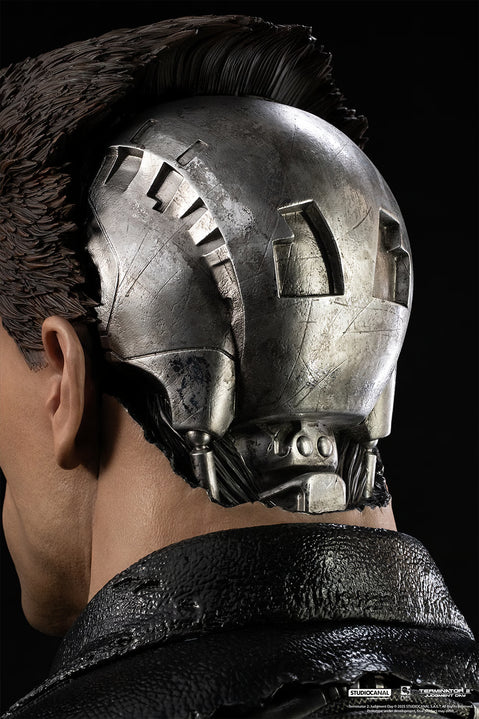 PureArts Life Size Bust: Terminator 2 - T-800 Modelo 101 Art Mask Escala 1/1 Preventa