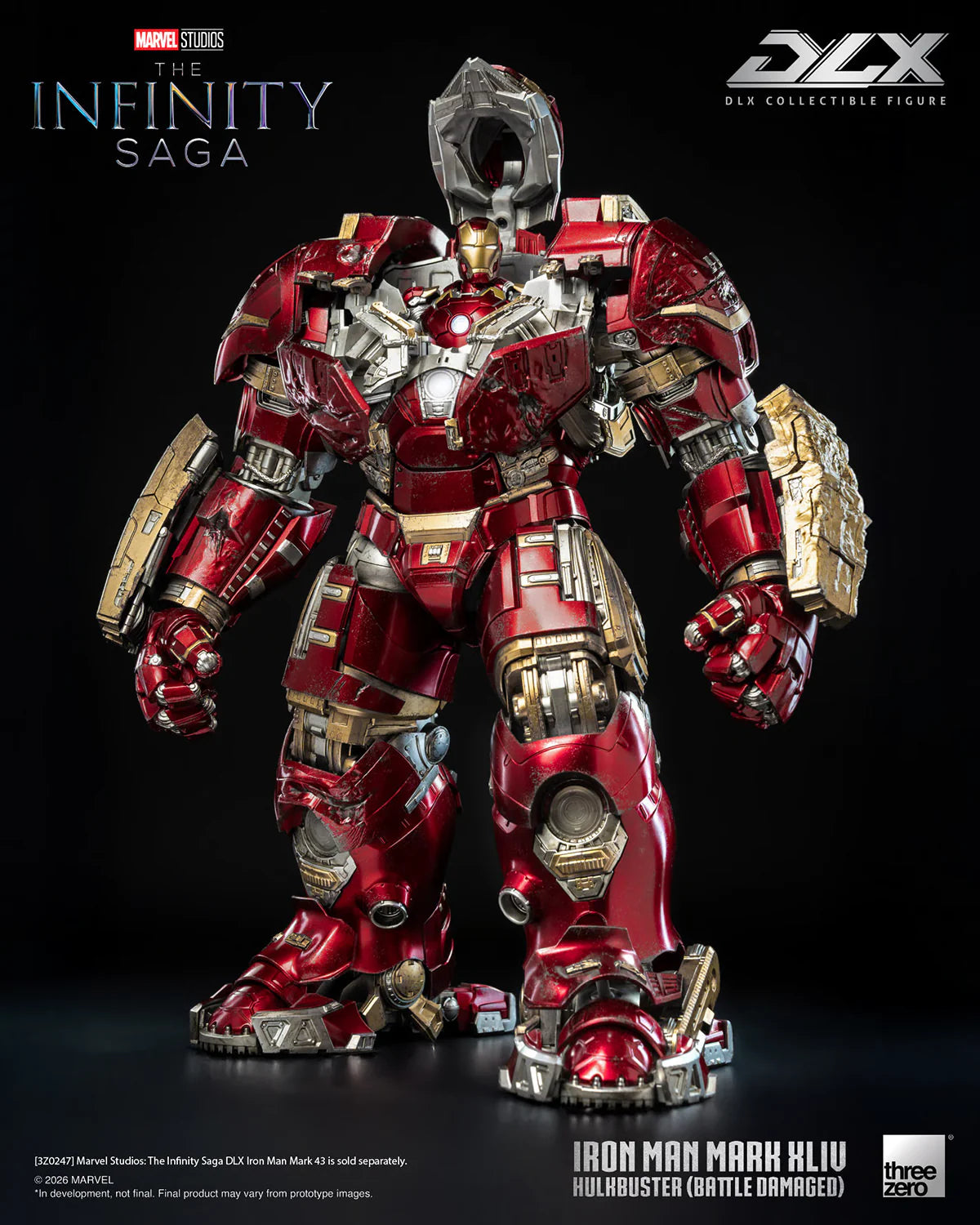 Threezero Dlx Series: Marvel The Infinity Saga - Iron Man Mark 44 Hulkbuster Deluxe Preventa