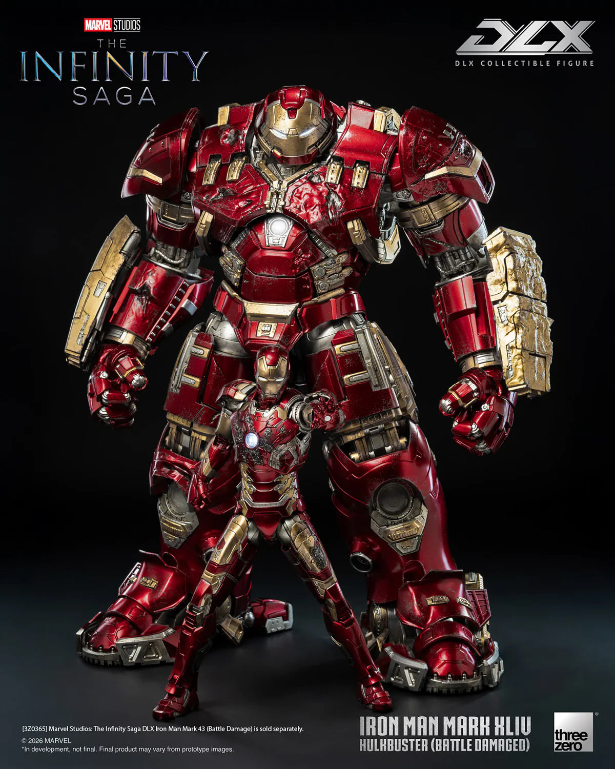 Threezero Dlx Series: Marvel The Infinity Saga - Iron Man Mark 44 Hulkbuster Deluxe Preventa