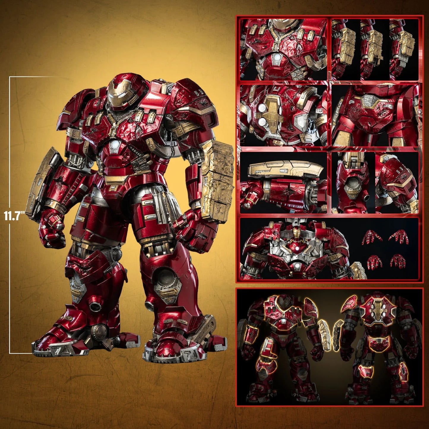 Threezero Dlx Series: Marvel The Infinity Saga - Iron Man Mark 44 Hulkbuster Deluxe Preventa